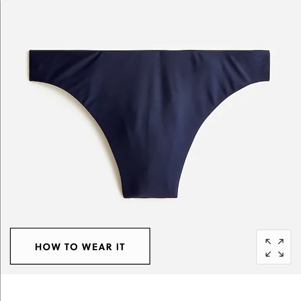 NWT J CREW high rise cheeky bikini bottom